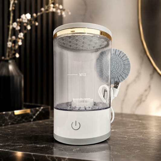 Elektrischer Make-up Pinselreiniger mit Rotation & USB