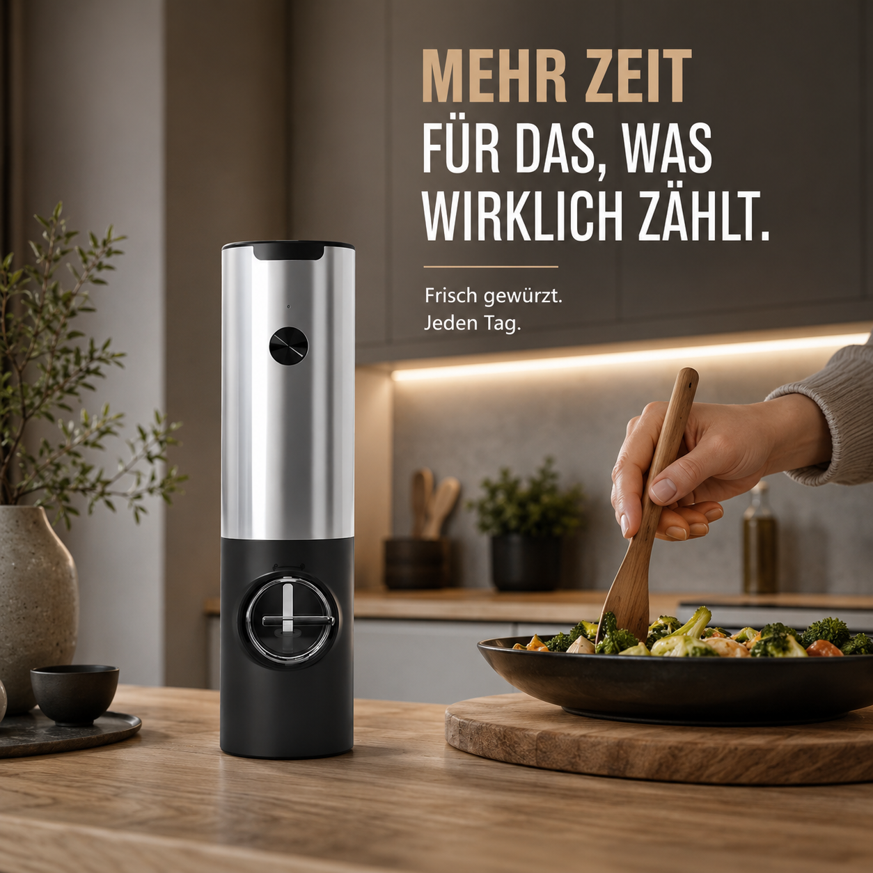 Elektrisches Salz & Pfeffer Mühlen Satz – Präzise & Komfortabel