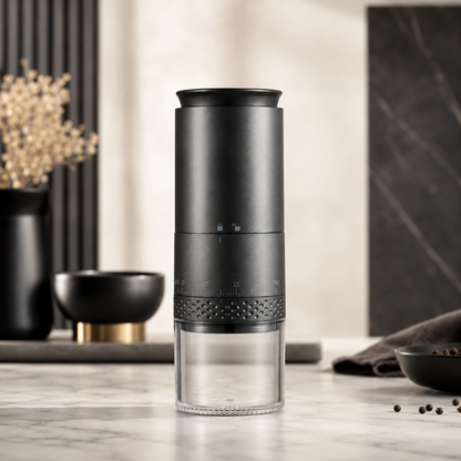Elektrische Kaffeemühle mit USB – Frischer Kaffee überall