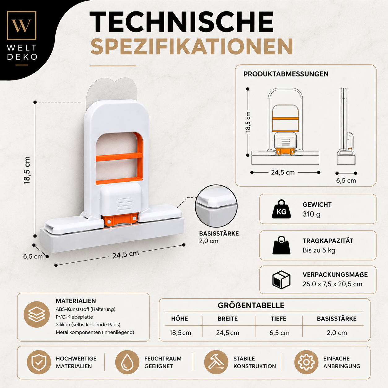 Mini Handheld Mop – Kompakt, Schnell & Mühelos Sauber