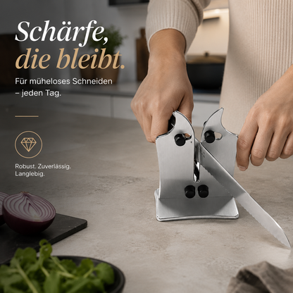 Sicherer Messerschärfer für perfekte Küchenmesser