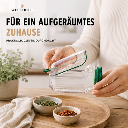 Portable Salad & Fruit Container – Auslaufsicher & Wiederverwendbar