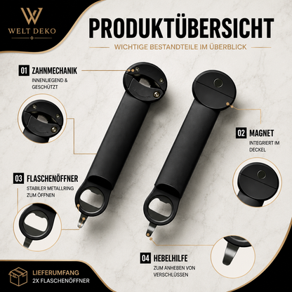 Verstellbarer Glasöffner mit starkem Griff für jede Küche
