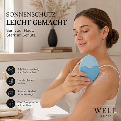 Sonnencreme-Applikator für sauberes & gleichmäßiges Eincremen