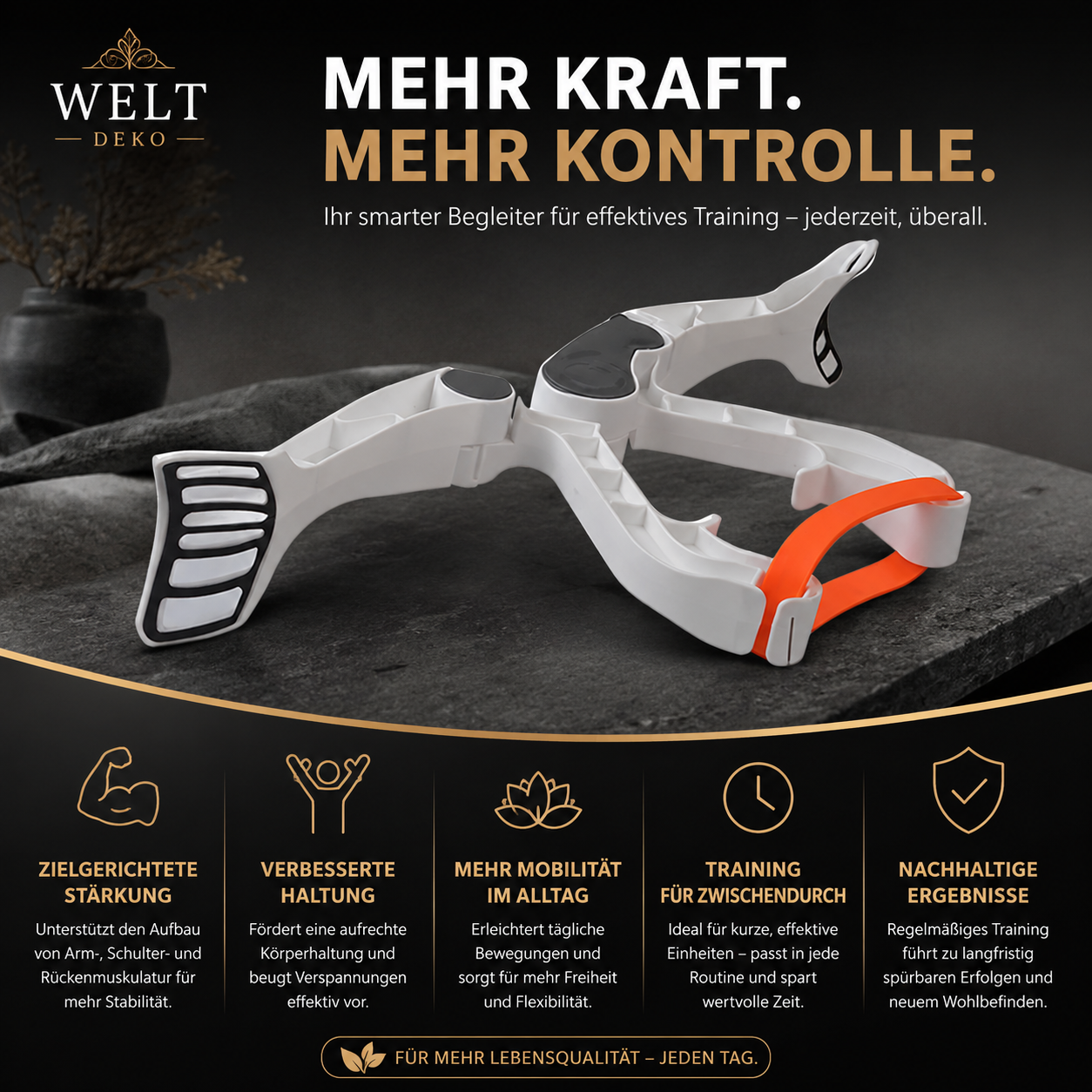 Armtrainer für Zuhause – Effektives Unterarm- & Griffkrafttraining