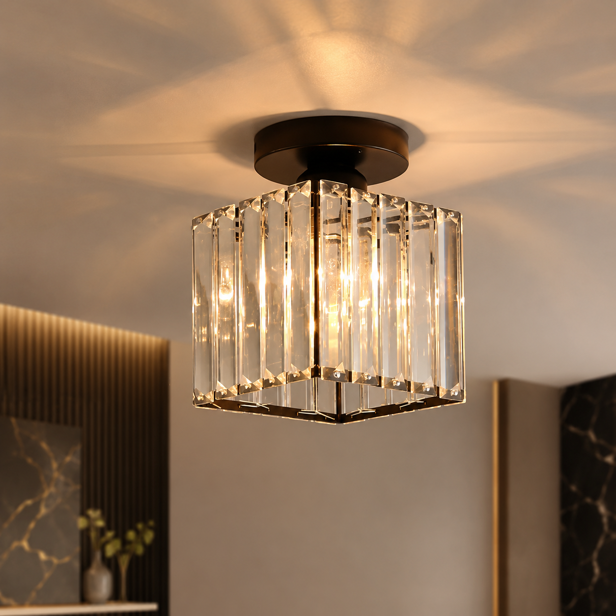 Elegante Kristall Deckenlampe – Luxuriöses Licht für jeden Raum