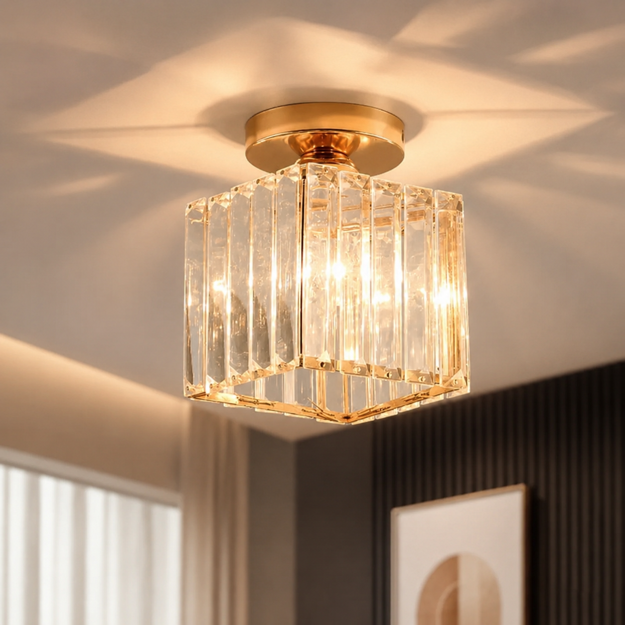 Elegante Kristall Deckenlampe – Luxuriöses Licht für jeden Raum
