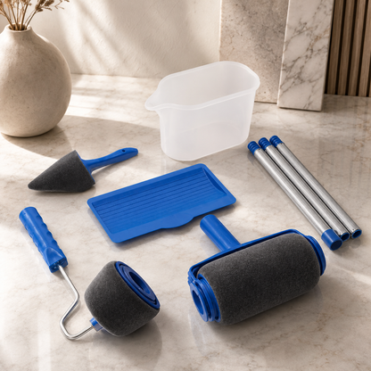 6-teiliges Farbroller-Set für Wände, Ecken & Kanten