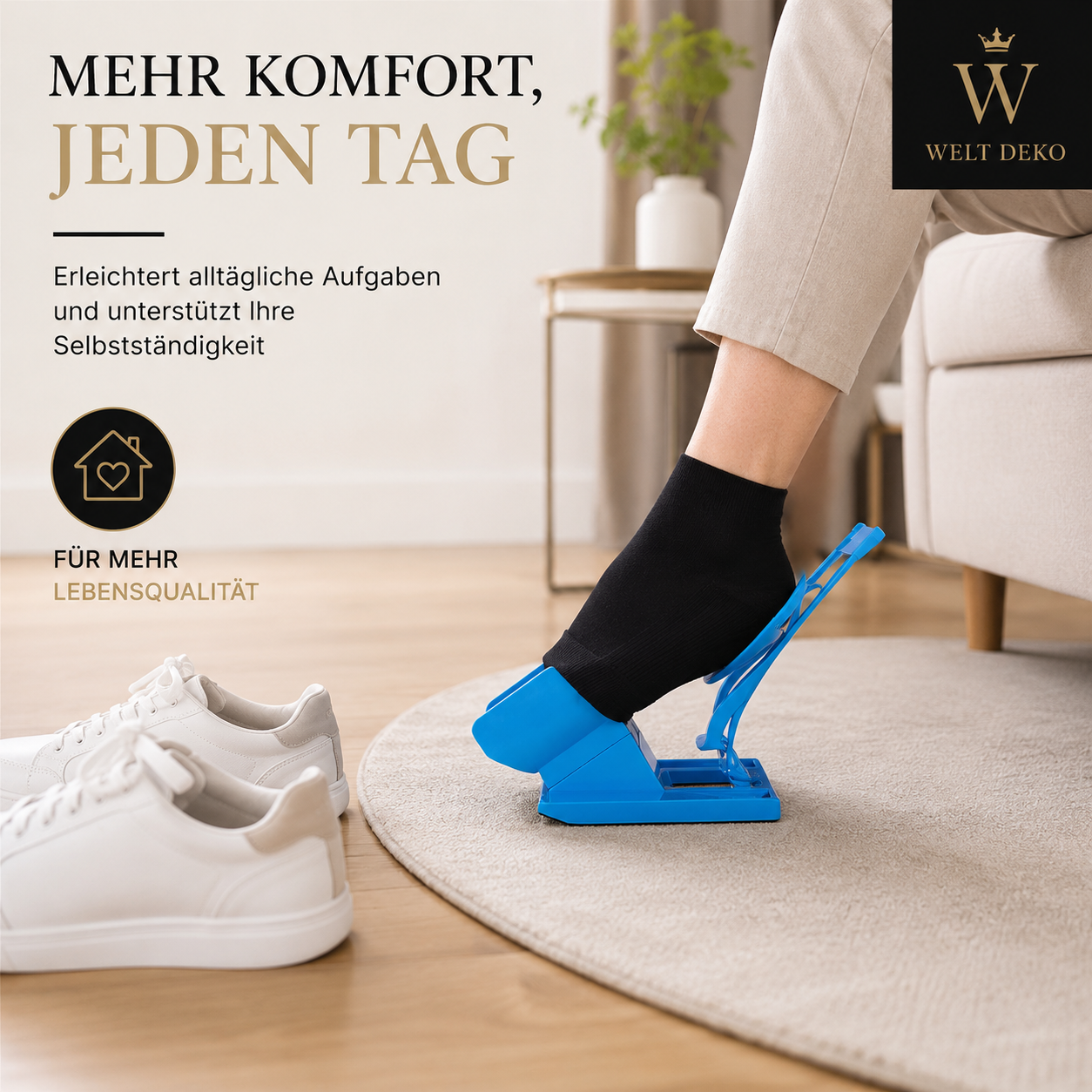 Flexible Sock Aid Helper – Einfaches Sockenanziehen Zuhause