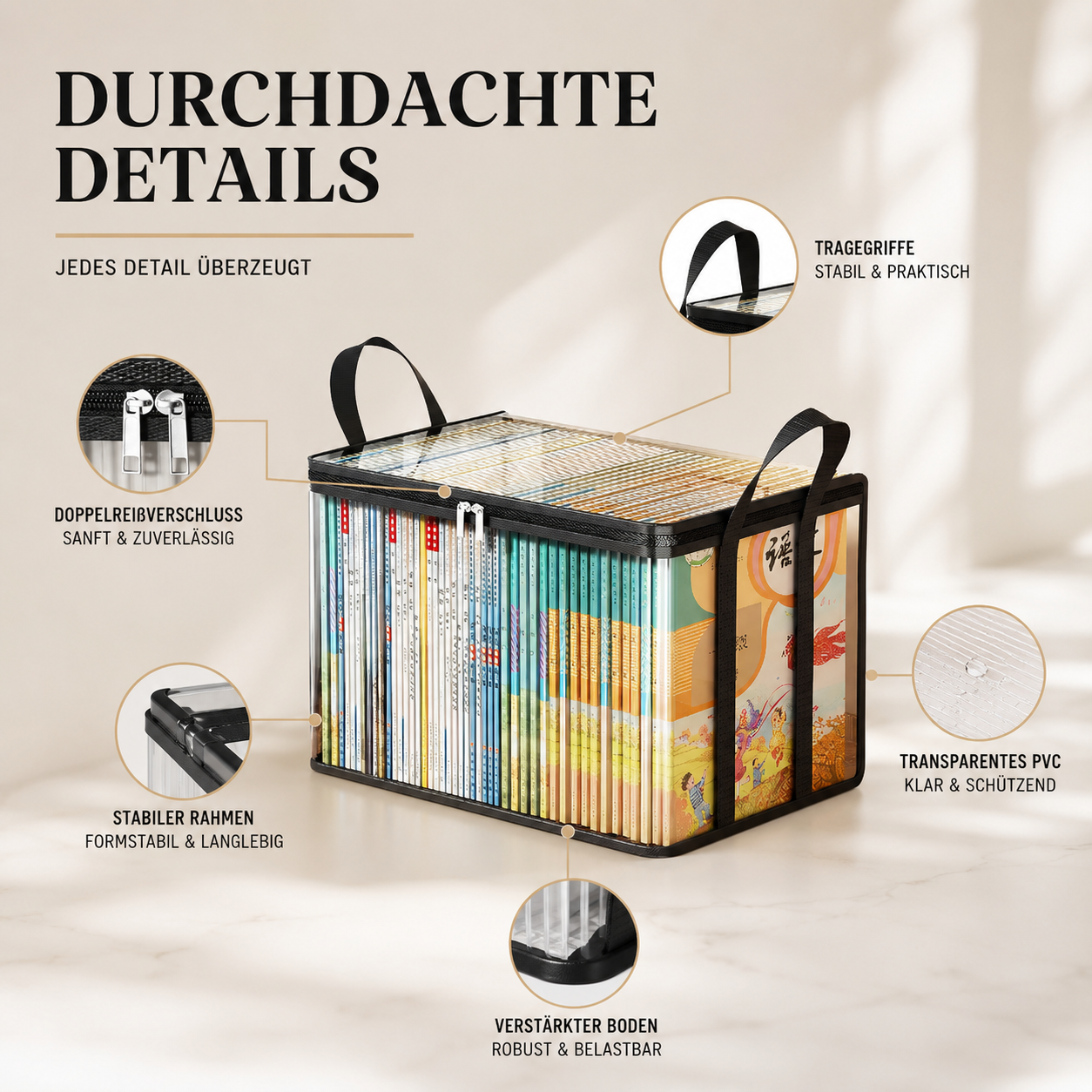 Klar PVC Lagerung Kasten mit Umdrehen-Spitze Deckel & Sichtfenster
