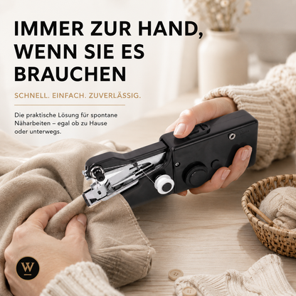 Tragbare Mini-Handnähmaschine für Zuhause und Reisen