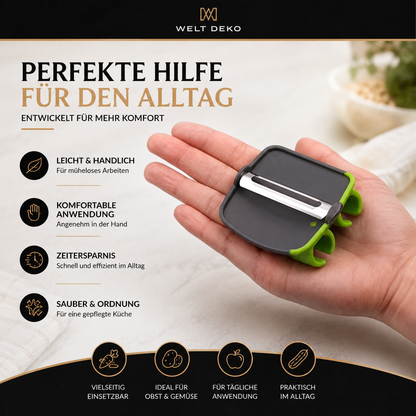 Gemüseschäler aus Edelstahl mit komfortablem Griff