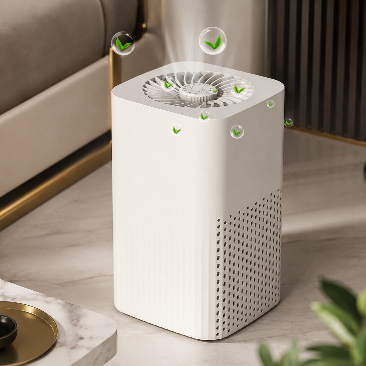 Tragbar HEPA Luft Purifier für Reinigerin & Frischer Innenbereich Luft