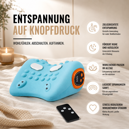 EMS Nackenmassagekissen mit Wärme & Vibration