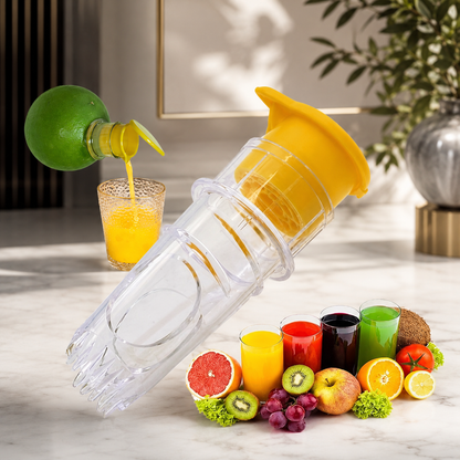 Portable Zitronenpresse mit Filter für frischen Saft