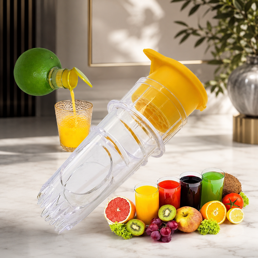 Portable Zitronenpresse mit Filter für frischen Saft
