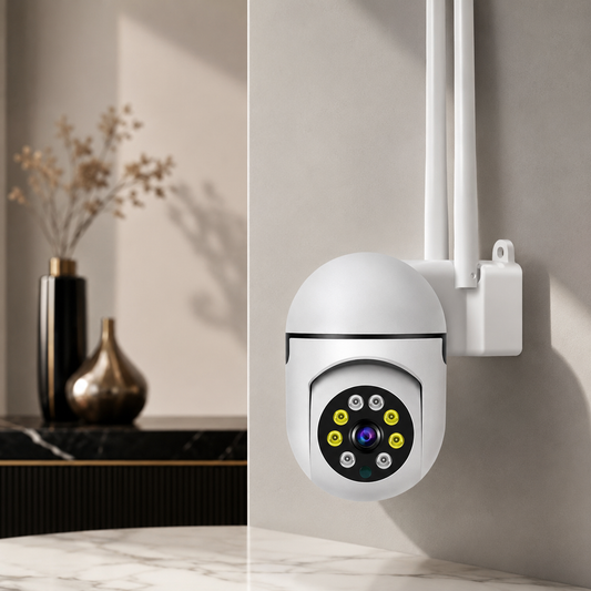 1080P WLAN Außenkamera mit Nachtsicht & App-Steuerung