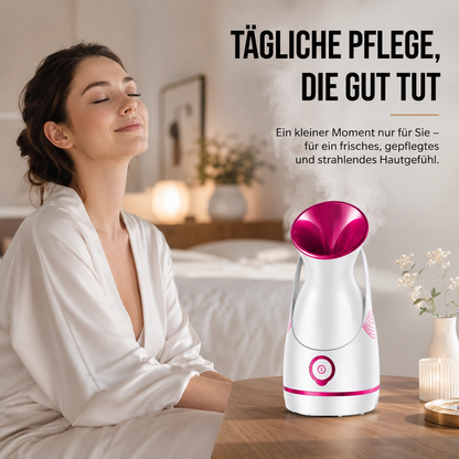 2-in-1 Gesichts Dampfer mit Nano-Dampf & Aromatherapie
