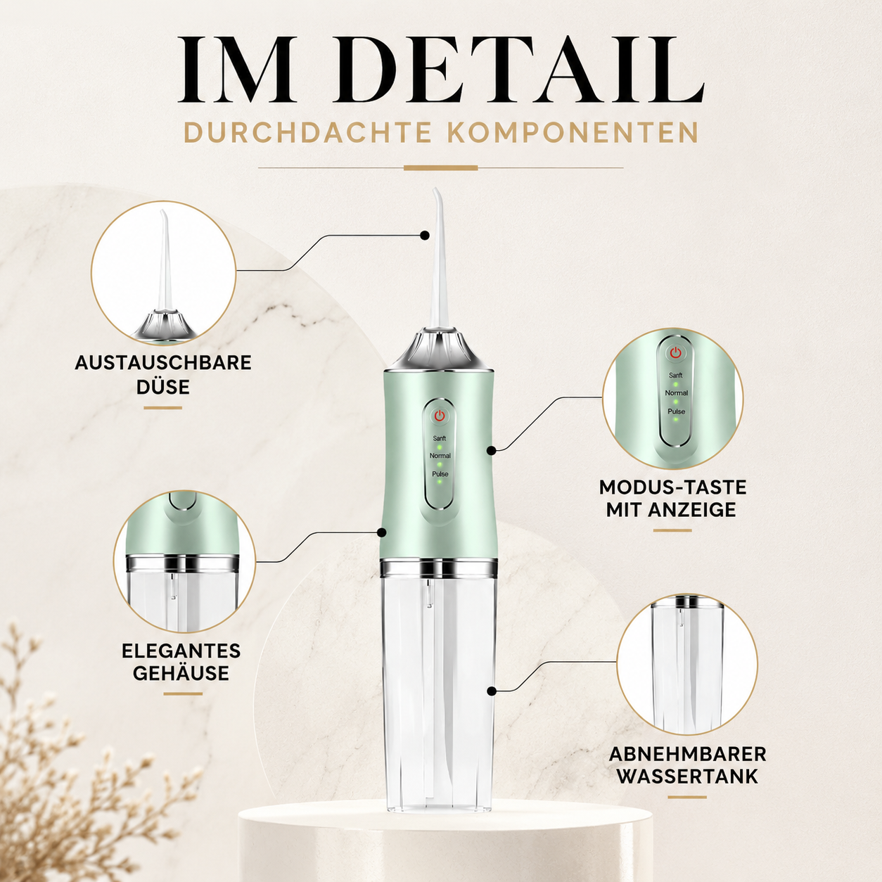 Elektrischer Oral Irrigator für Frische Zahnreinigung