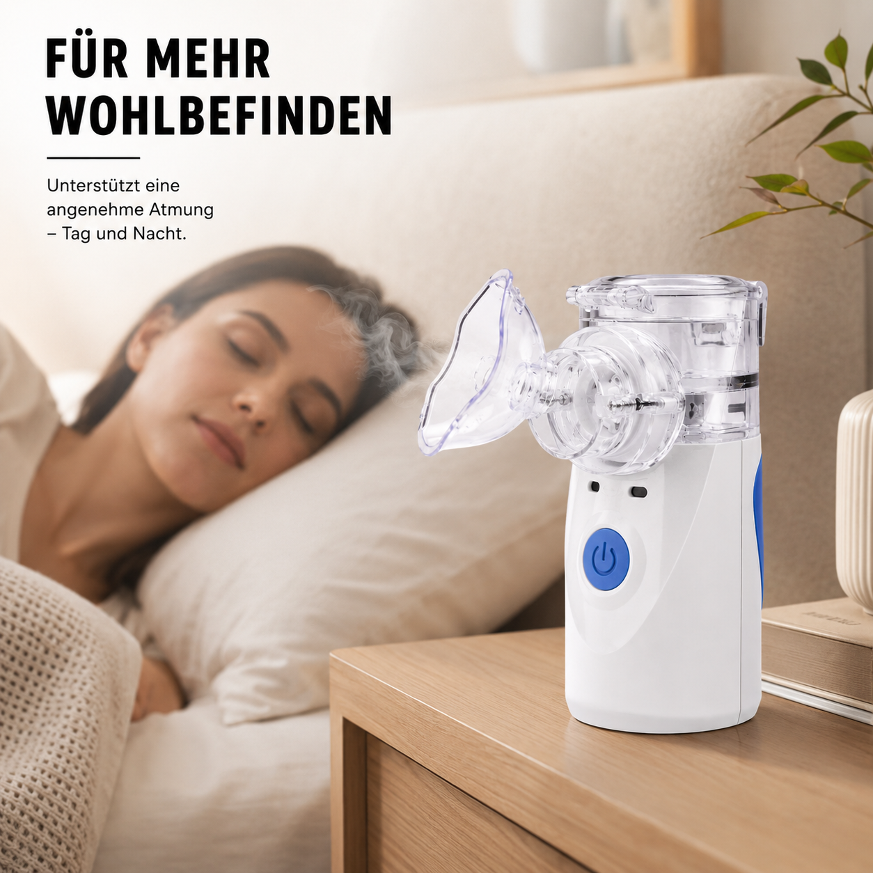 Portable Ultrasonic Mesh Nebulizer für Erwachsene & Kinder