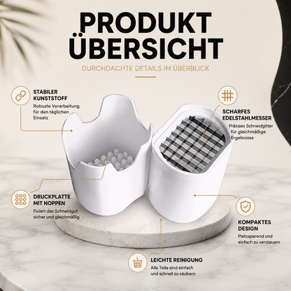 Französisch Braten Cutterin– Schneller Kartoffel & Gemüseschneider