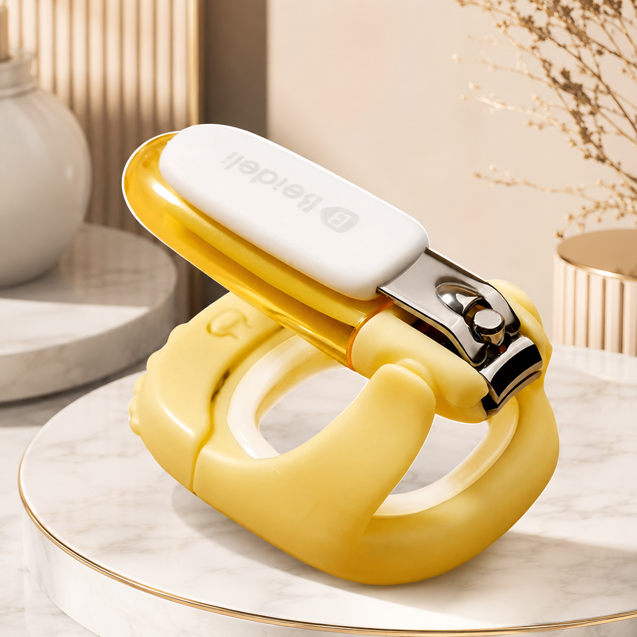 2-in-1 Baby Nagelknipser mit LED Licht & Vergrößerung