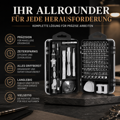 115-in-1 Präzisions-Schraubendreher-Set für Elektronik-Reparaturen