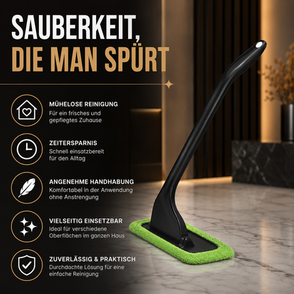 Windschutzscheibenreiniger mit Griff & Mikrofasertuch für Autoscheiben