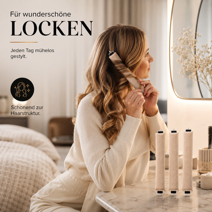 Hitzeloses Locken-Set – Sanfte Locken ohne Hitze über Nacht