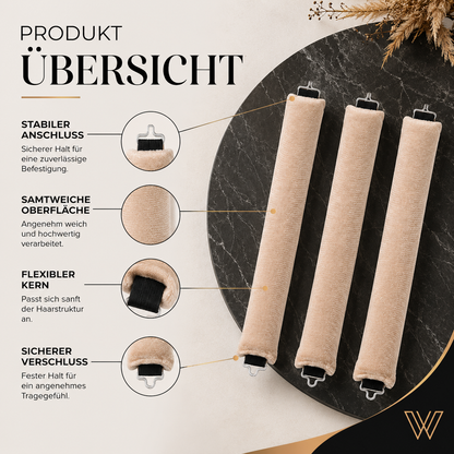 Hitzeloses Locken-Set – Sanfte Locken ohne Hitze über Nacht