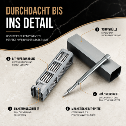 46-in-1 Präzisions-Schraubendreher-Set für Elektronik-Reparaturen