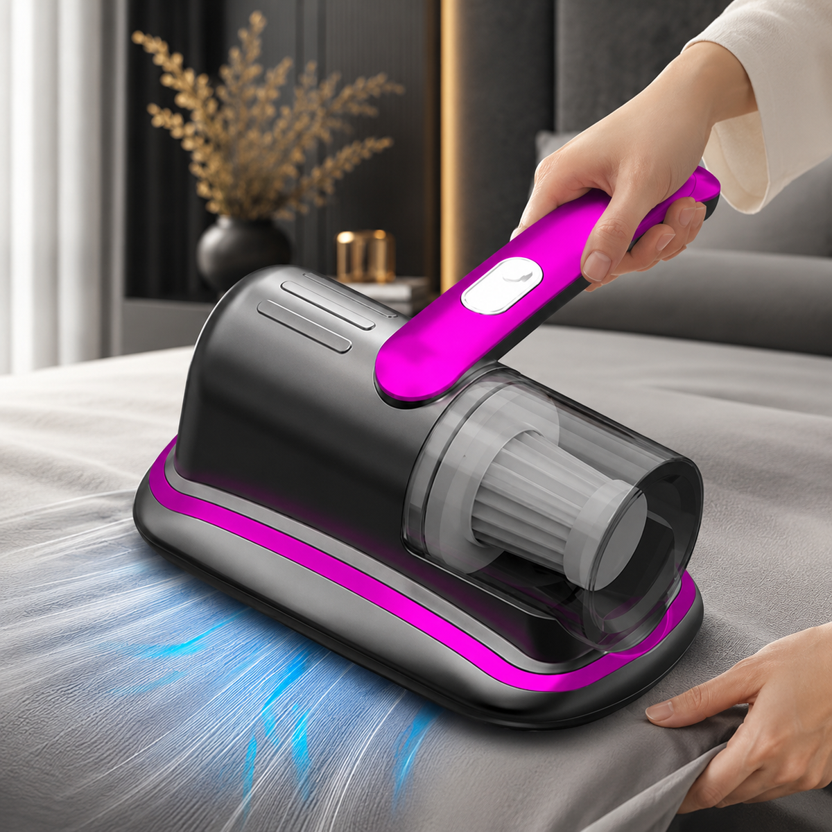 Kabelloser Matratzensauger mit UV & HEPA-Filter – Gründliche Tiefenreinigung
