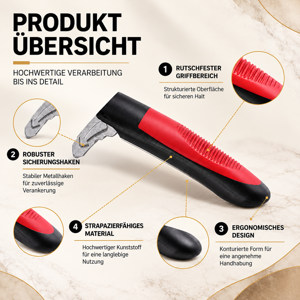 Ergonomischer Auto-Einstiegshilfe-Griff – Sicher & Stabil