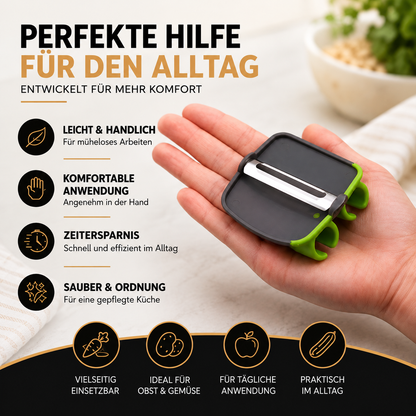 Gemüseschäler aus Edelstahl mit ergonomischem Komfortgriff