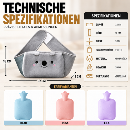 Gemütlicher Wärmflaschengürtel – Wärme und Komfort überall