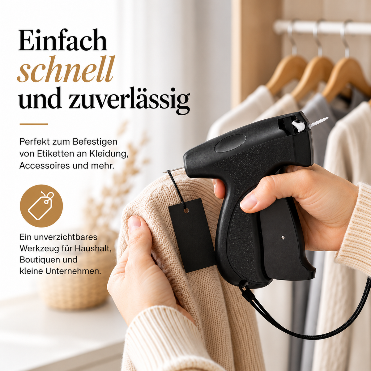 Micro Stitch Gun – Kleidung schnell & einfach ohne Nähen fixieren