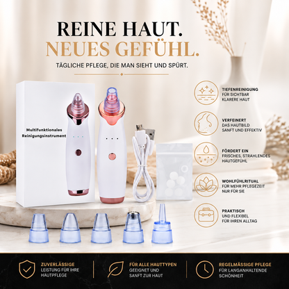 Gesichtsreiniger mit Vakuum – Porenreinigung & Hautpflege Gerät