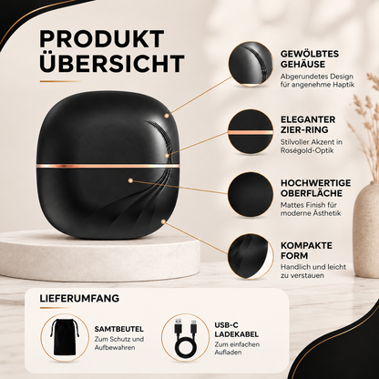 Mini Haar Glätteisen Bürste– Glattes Haar überall & jederzeit
