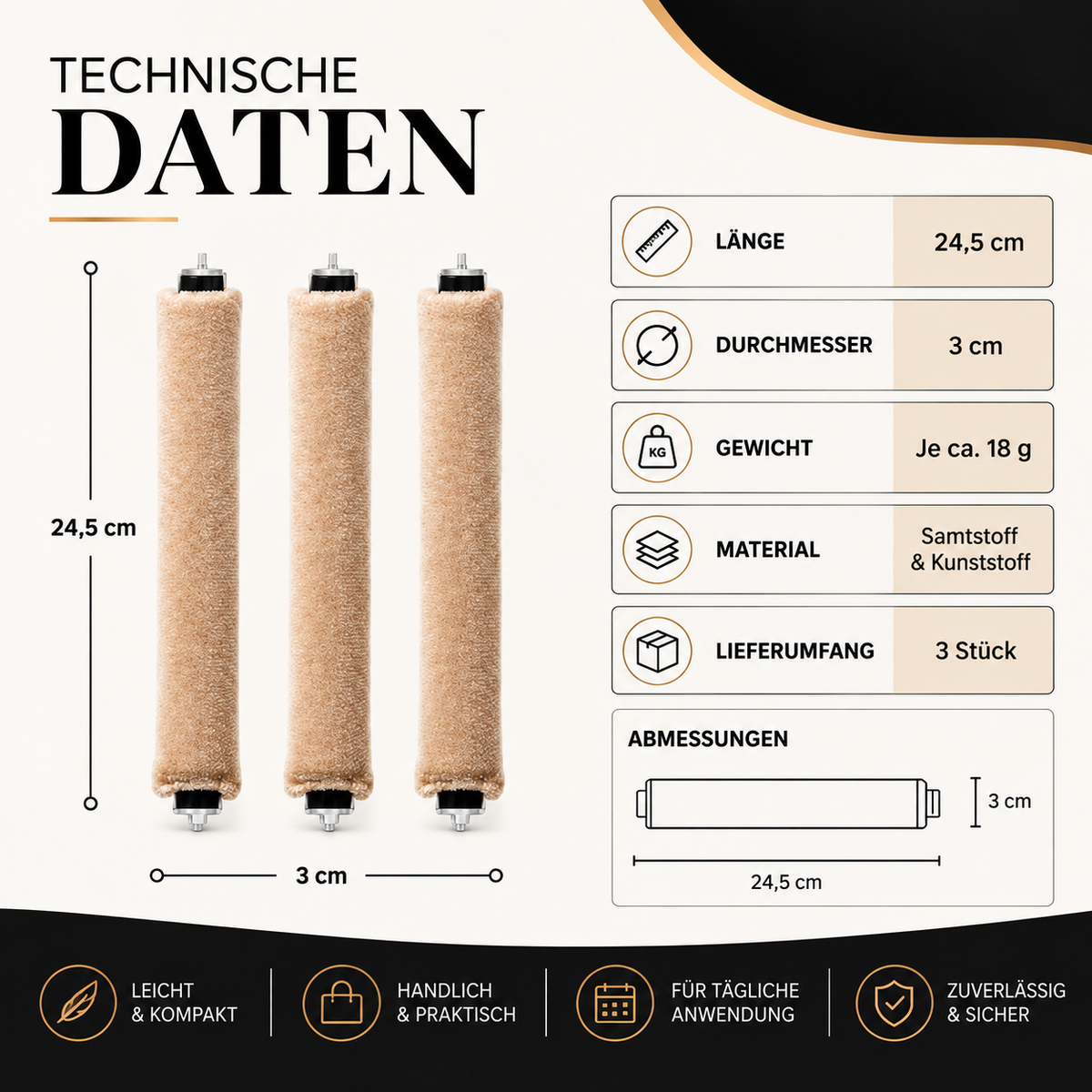 Hitzeloses Locken-Set – Sanfte Locken ohne Hitze über Nacht