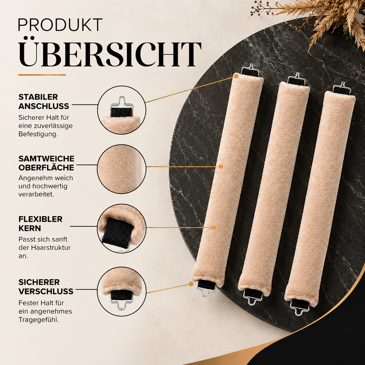 Hitzeloses Locken-Set – Sanfte Locken ohne Hitze über Nacht