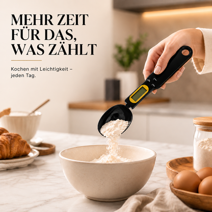 Digitaler Messlöffel mit LCD-Display für präzises Abmessen
