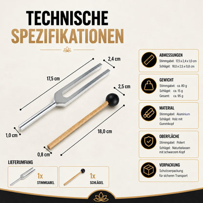 432Hz Stimmgabel für Meditation & entspannte Momente