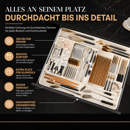 Premium Schubladen-Organizer Set – Clever & platzsparend