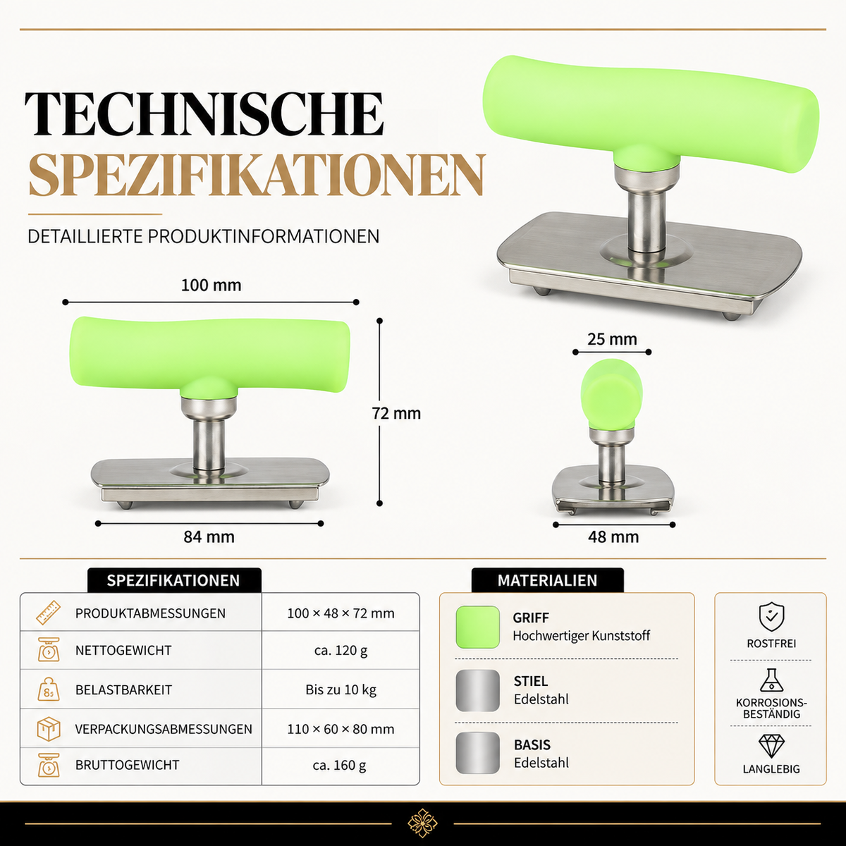 Verstellbarer Glas- und Flaschenöffner – Küchenhelfer mit praktischem Griff