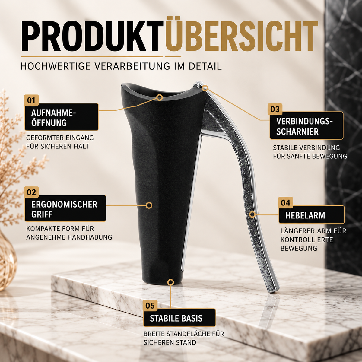 Premium Nussknacker – Müheloses Öffnen von Walnüssen & Maronen