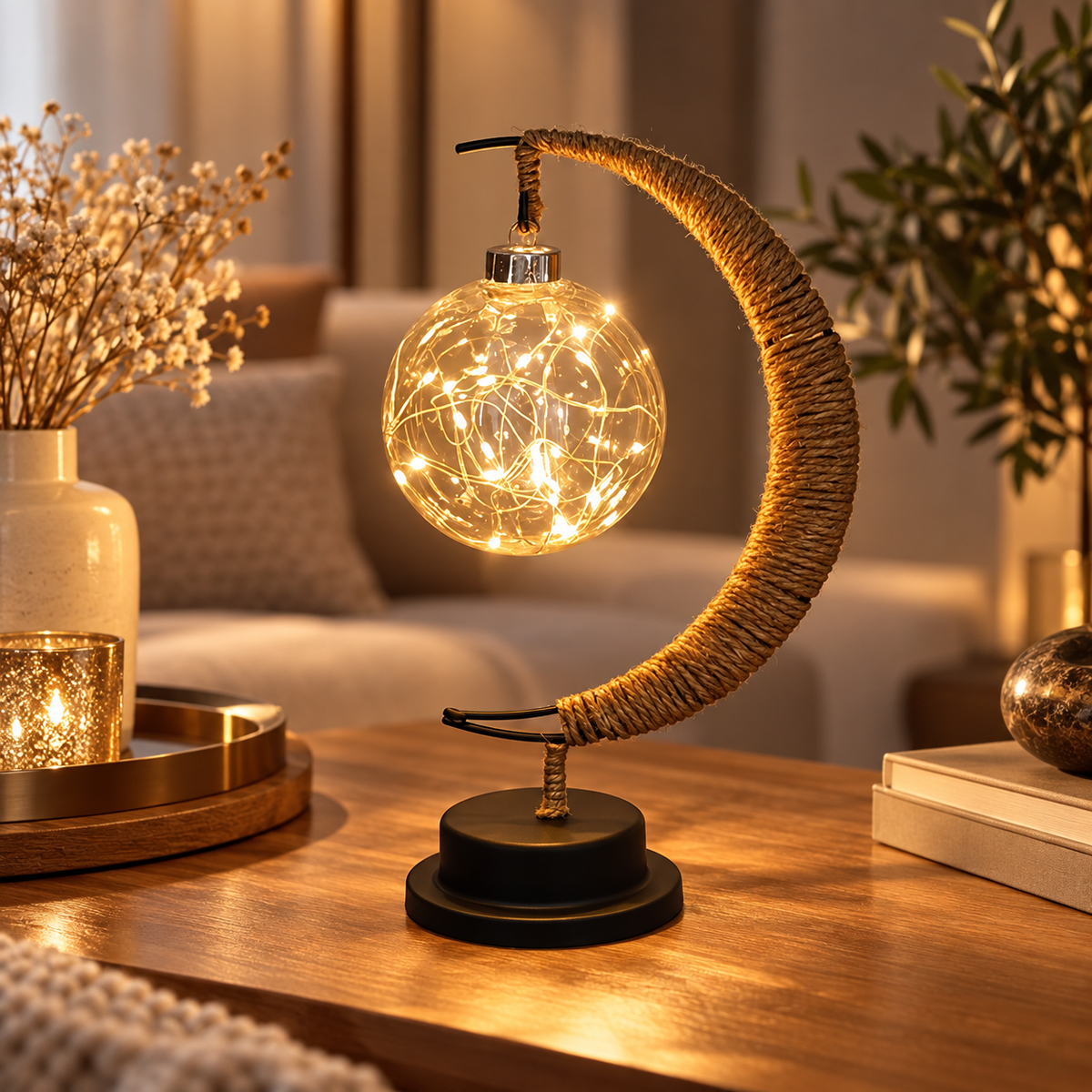 Stilvolle Mondlicht Lampe Cozy Atmosphäre sofort