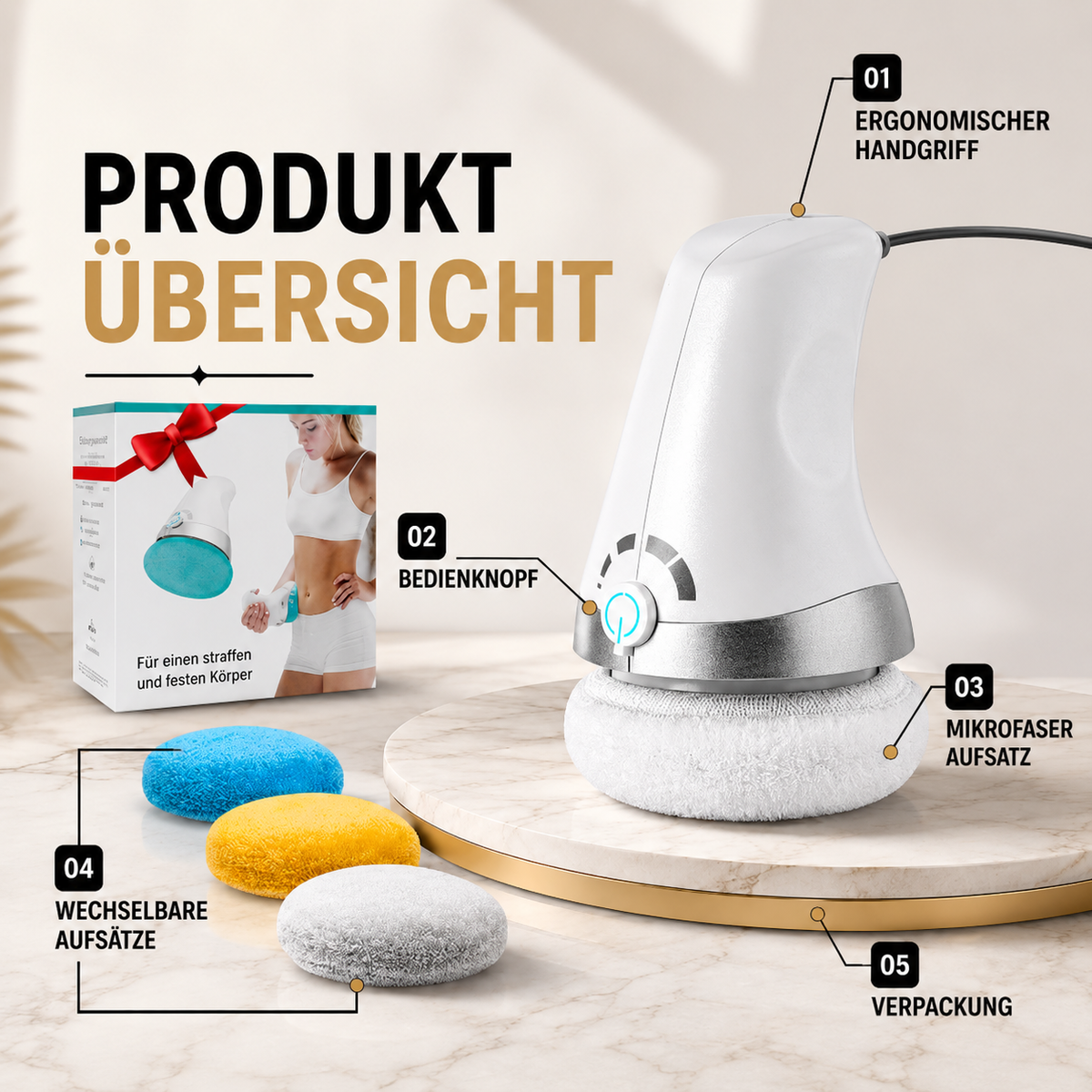 Elektrisches Massagegerät für entspannende Körpermassage zuhause