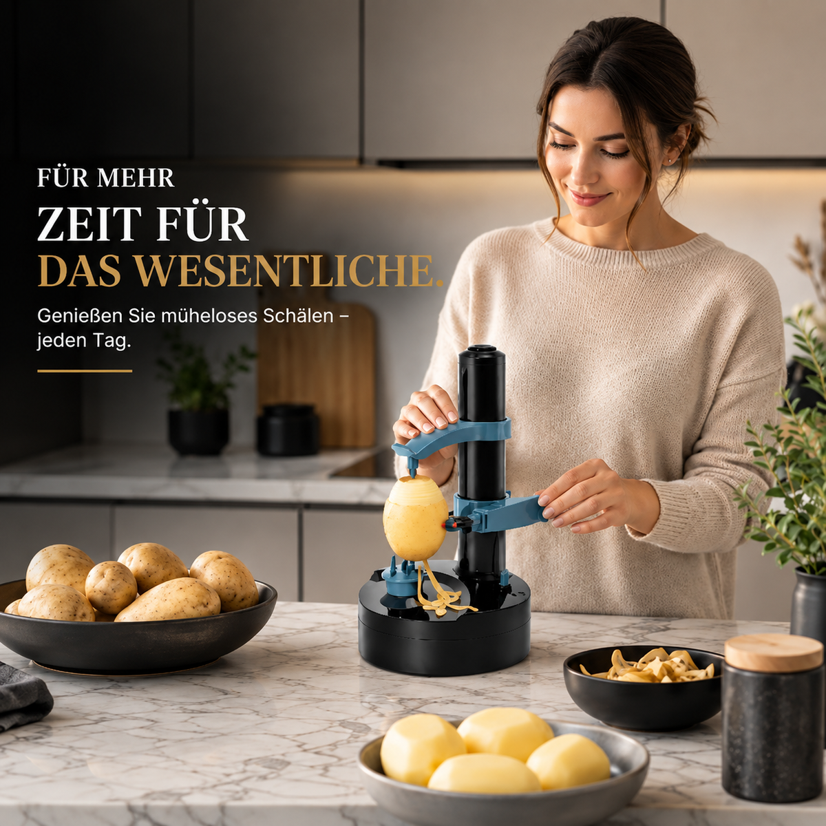 Elektrischer Kartoffelschäler – Schnell & Mühelos Schälen