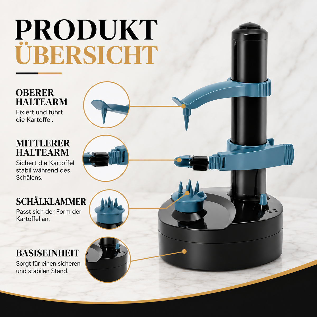 Elektrischer Kartoffelschäler – Schnell & Mühelos Schälen