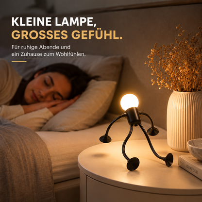 Flexible LED-Nachtleuchte in Humanoidform – Kreative Schreibtischlampe